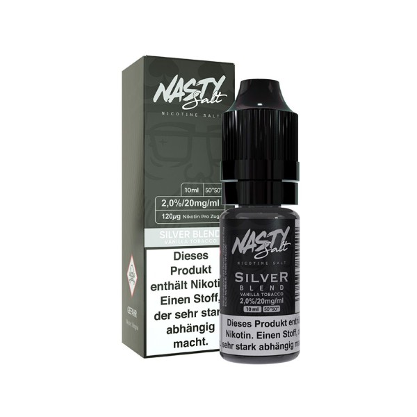 Silver Blend Tobacco Nikotinsalz Liquid Nasty Juice
