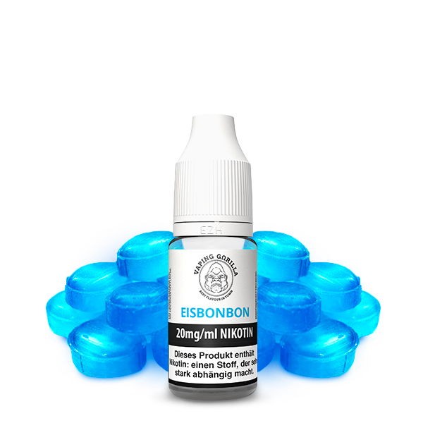 Eisbonbon Nikotinsalz Liquid Vaping Gorilla Geschmack