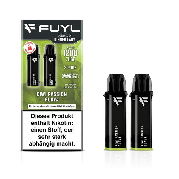 Kiwi Passion Guava Prefilled Pod FUYL by Dinner Lady