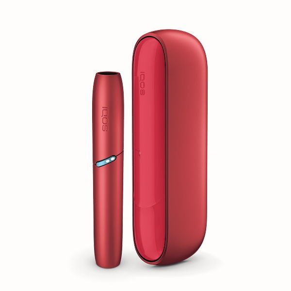 IQOS Originals DUO Tabakerhitzer Starter Kit Scarlet stehend