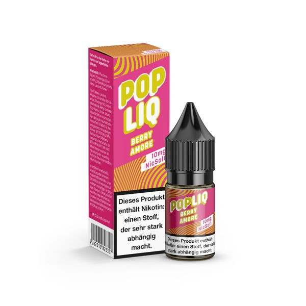 Berry Amore Nikotinsalz Liquid PopLiq 10 mg/ml Verpackung