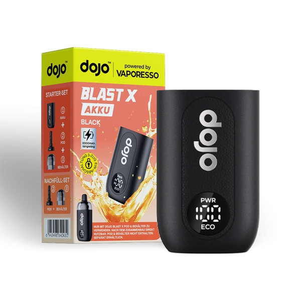 dojo Blast X Vape Akku Black