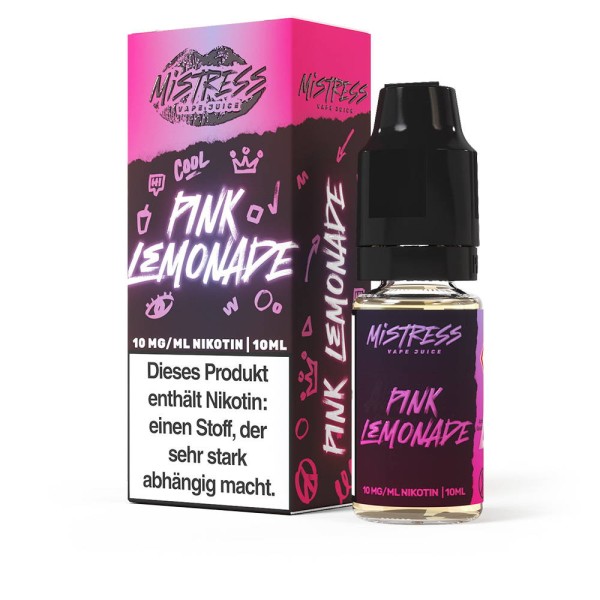 Pink Lemonade Nikotinsalz Liquid Mistress Vape Juice