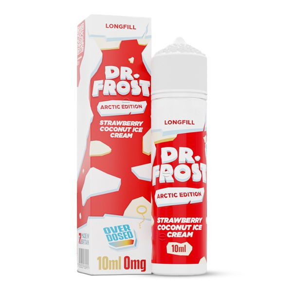 Strawberry Coconut Ice Cream Longfill Aroma Dr. Frost Arctic Edition Verpackung