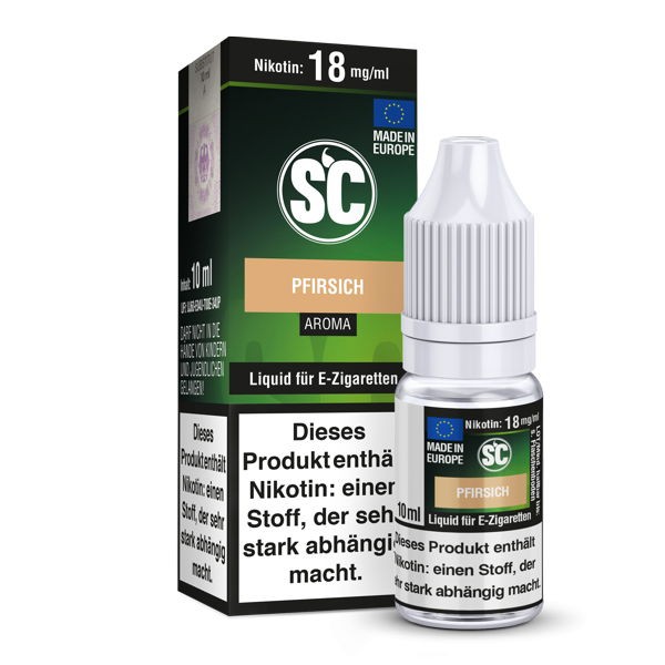 Pfirsich SC Liquid Beispielbild 18 mg/ml