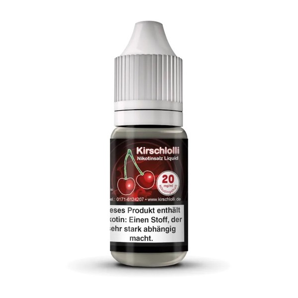 Kirschlolli Nikotinsalz Liquid Flasche 20mg/ml