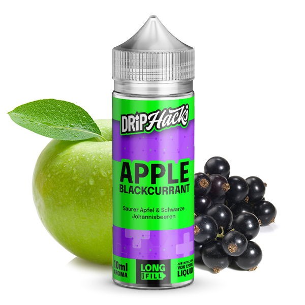 Apple Blackcurrant Longfill Aroma Drip Hacks Geschmack
