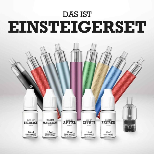 Einsteigerset Pen Style E-Zigarette & Liquid