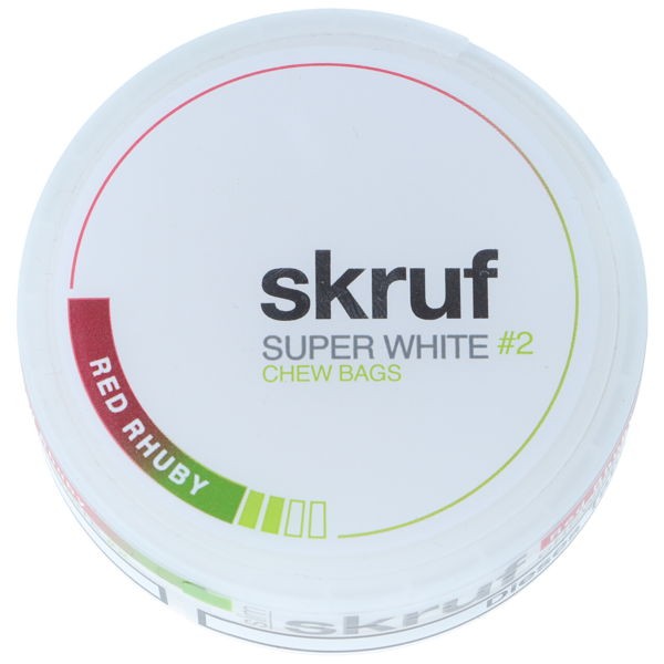 Red Rhuby Kautabak Skruf Super White