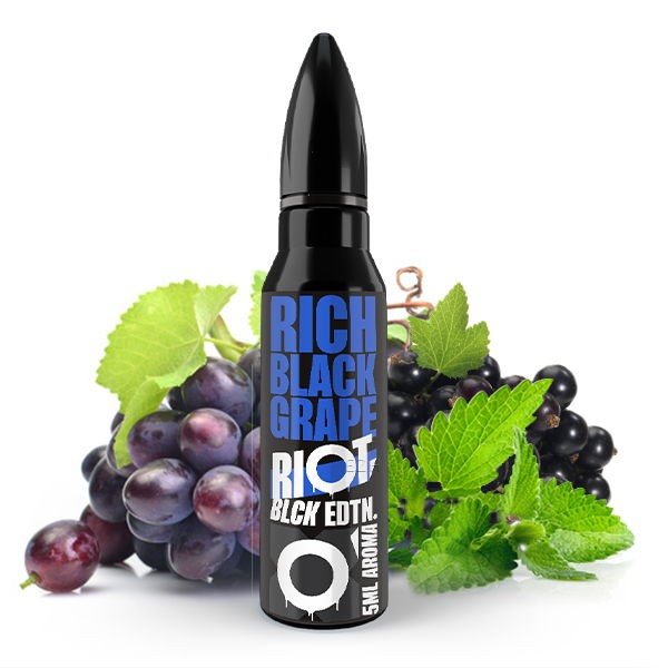 Rich Black Grape 5 ml Longfill Aroma Riot Squad Black Geschmack