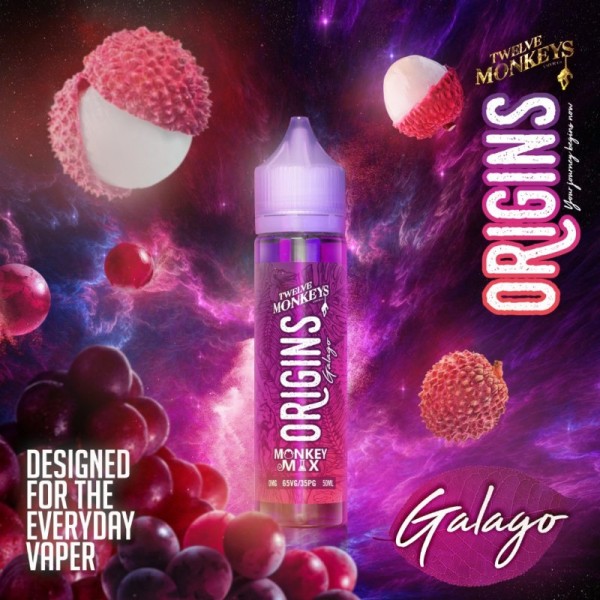 Galago Liquid Twelve Monkeys Origins