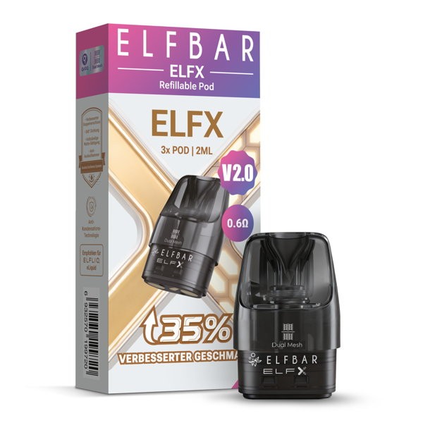 Elf Bar ELFX V2.0 Dual-Mesh Pod