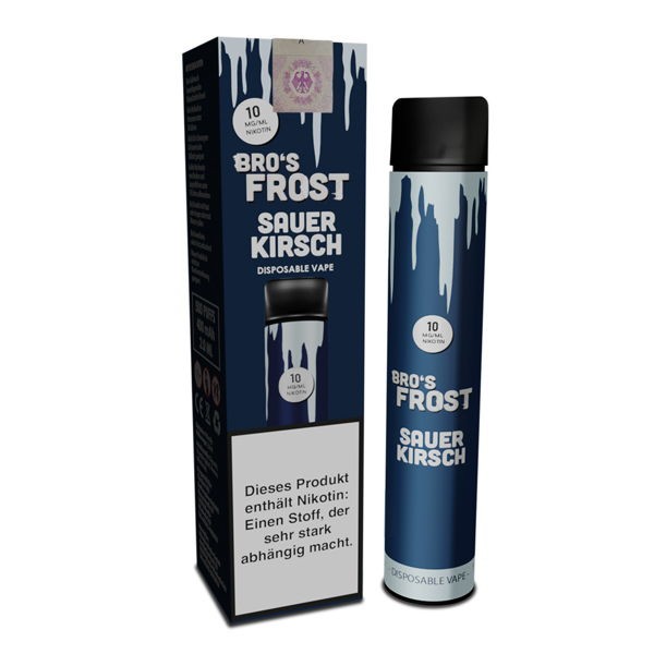 The Bro's Frost Einweg E-Zigarette Sauerkirsch 10 mg/ml Nikotin