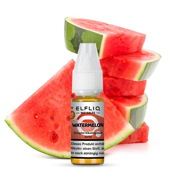 Watermelon Nikotinsalz Liquid Elfliq by Elfbar 10 mg/ml Geschmack