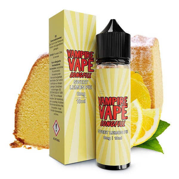 Vampire Vape Aroma Sweet Lemon Pie Longfill 10 ml Geschmack