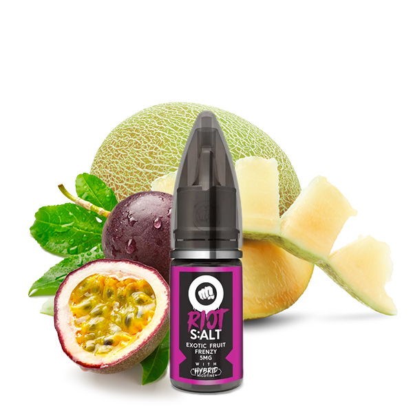 Exotic Fruit Frenzy Hybrid Nikotinsalz Liquid Riot Salt