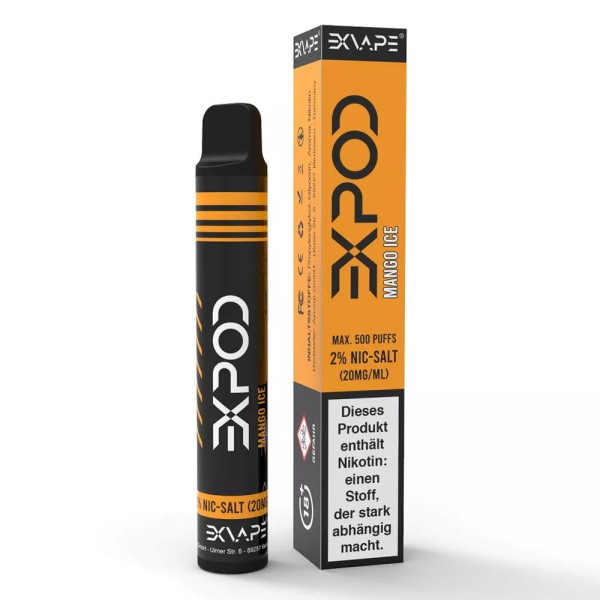 eXvape Expod Disposable E-Zigarette Mango Ice