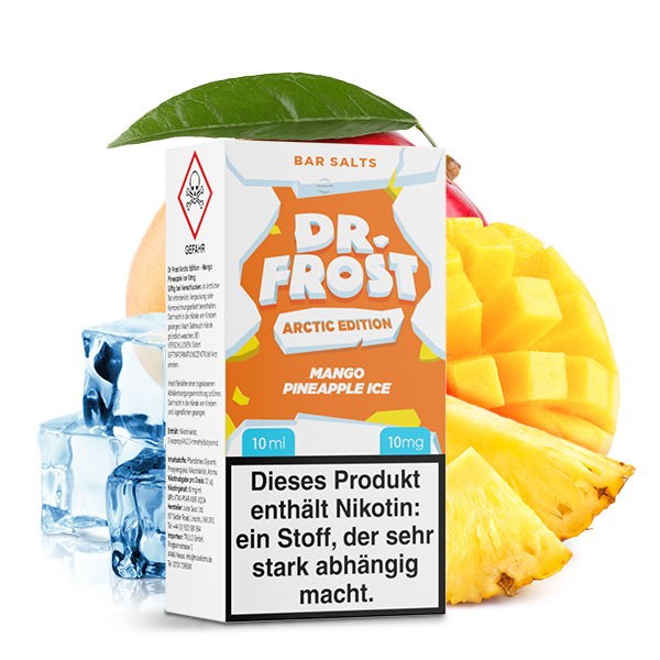 Dr. Frost Arctic Edition Mango Pineapple Ice Nikotinsalz Liquid 10 mg/ml Geschmack