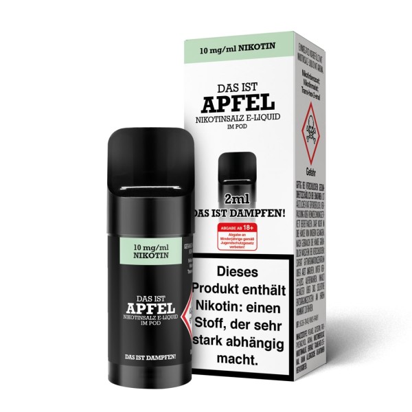 Apfel Prefilled Pod 10mg Das ist Dampfen