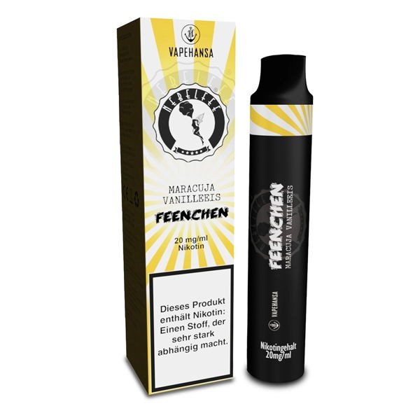 Feenchen Einweg E-Zigarette Maracuja Vanilleeis 20 mg/ml