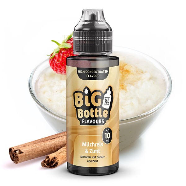 Milchreis mit Zimt Longfill Aroma Big Bottle Geschmack