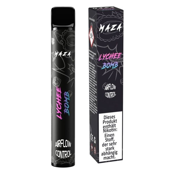 MaZa Disposable Einweg E-Zigarette Lychee Bomb 20 mg/ml