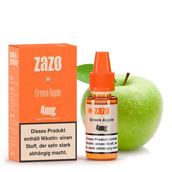 Green Apple Liquid Zazo 4 mg/ml