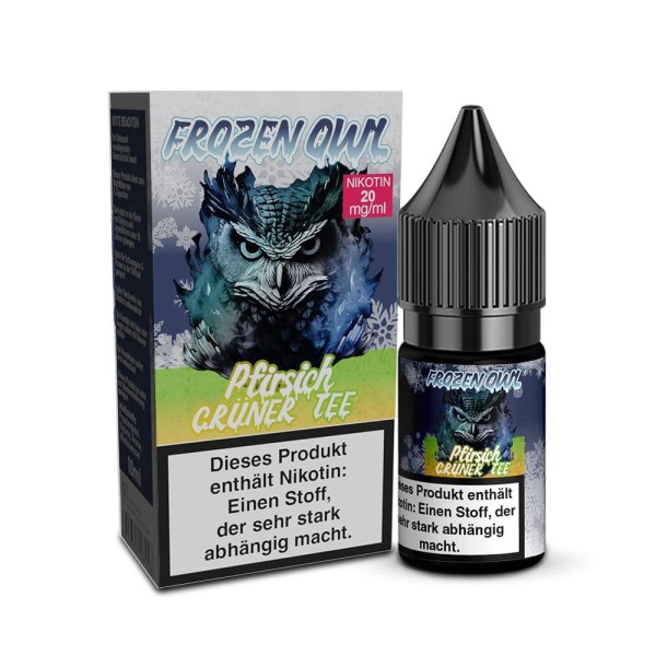 Pfirsich Grüner Tee Nikotinsalz Liquid OWL Frozen 20 mg/ml