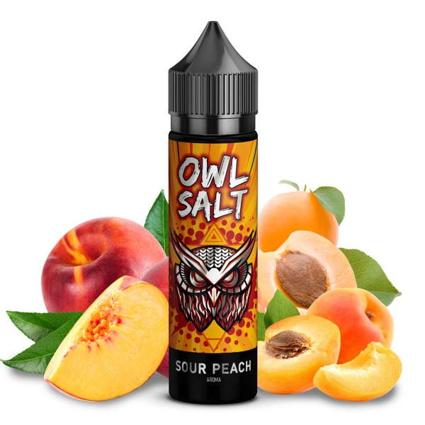Sour Peach Longfill Aroma OWL Salt Geschmack