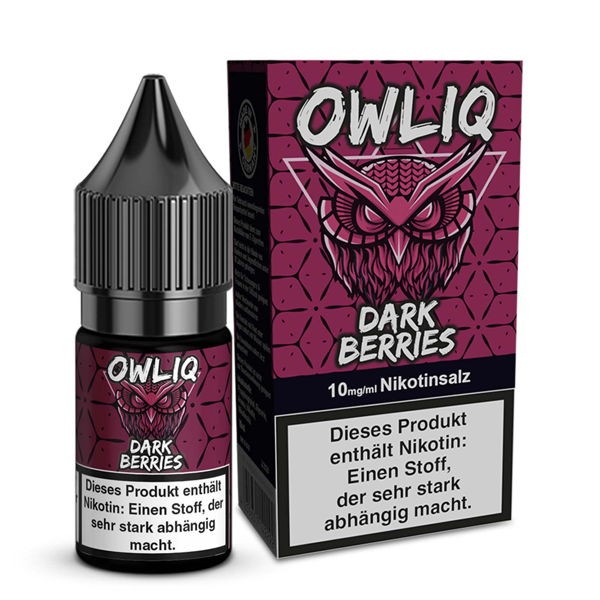Dark Berries Nikotinsalz Liquid OWLIQ 10ml 10mg/ml