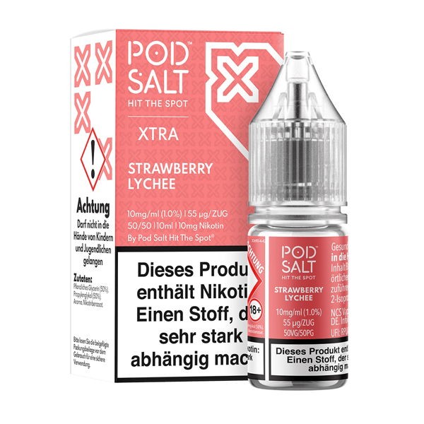 Strawberry Lychee Nikotinsalz Liquid Pod Salt Xtra 10 mg/ml