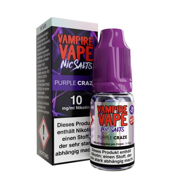 Vampire Vape Nikotinsalz Nicsalt Liquid 10mg/ml Purple Craze