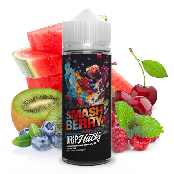 Smash Berry Longfill Aroma Drip Hacks Geschmack