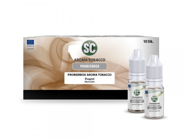 Probierbox Tabak SC Liquid