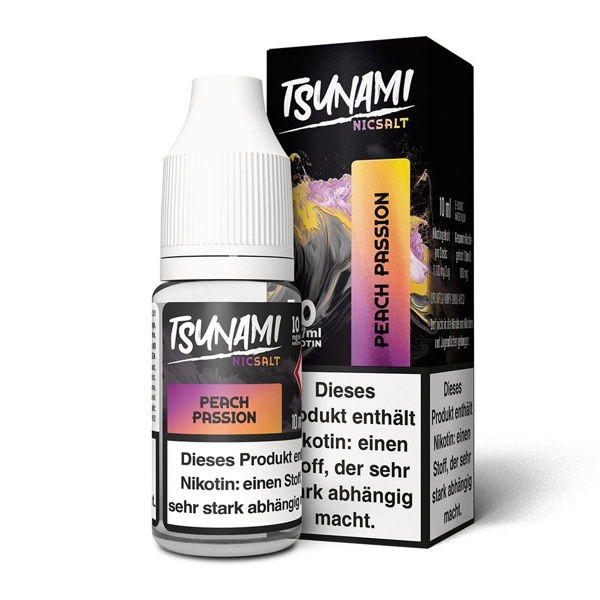 Peach Passion Nikotinsalz Liquid Tsunami