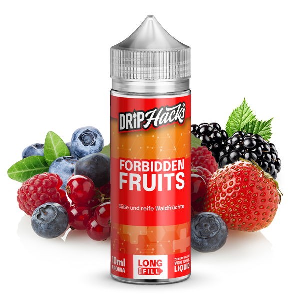 Forbidden Fruits Longfill Aroma Drip Hacks Geschmack