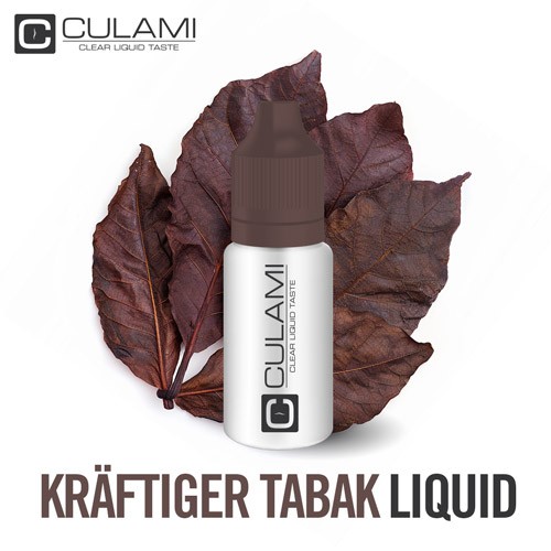 Kräftiger Tabak Liquid Culami