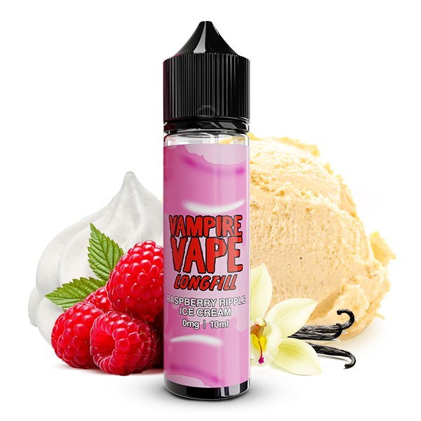 Raspberry Ripple Ice Cream Longfill Aroma Vampire Vape Geschmack