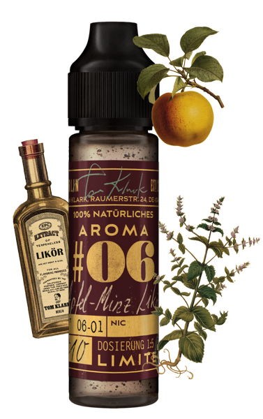 Apfel-Minz Likör Aroma Tom Klark's Winteredition