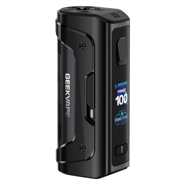 Geekvape Aegis Solo 5 Mod Akkuträger Beispielbild Display Black