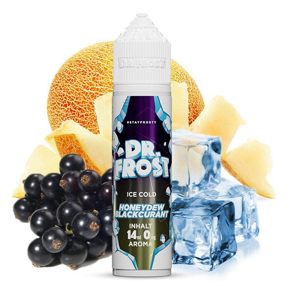 Honeydew & Blackcurrant Ice Longfill Aroma Dr. Frost Geschmack