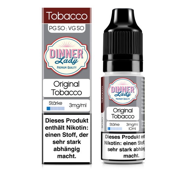 Original Tabak Liquid DINNER Lady 3 mg/ml