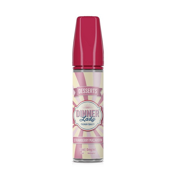 Strawaberry Macaroon Longfill Dessert Aroma DINNER Lady 14 ml
