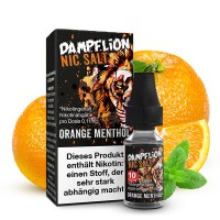 Orange Menthol Nikotinsalz Liquid Dampflion 10 mg/ml Geschmack Orange Menthol Nikotinsalz Liquid Dampflion 10 mg/ml Geschmack