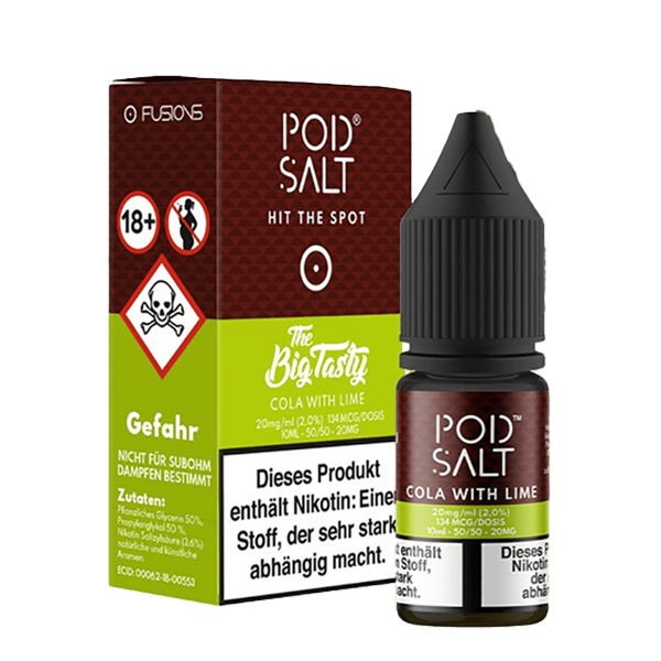 Pod Salt Nikotinsalz Liquid Cola with Lime