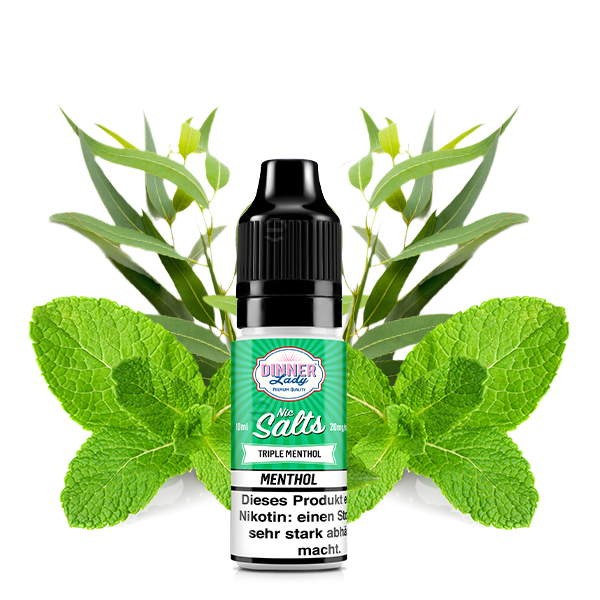 Triple Menthol Nikotinsalz Liquid DINNER Lady Geschmack