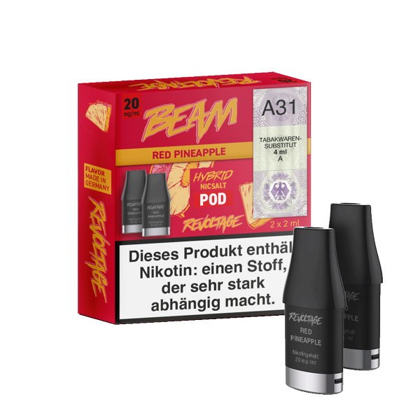 Red Pineapple Prefilled Pod Revoltage Beam 20 mg/ml