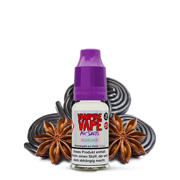 Black Jack Nikotinsalz Liquid Vampire Vape