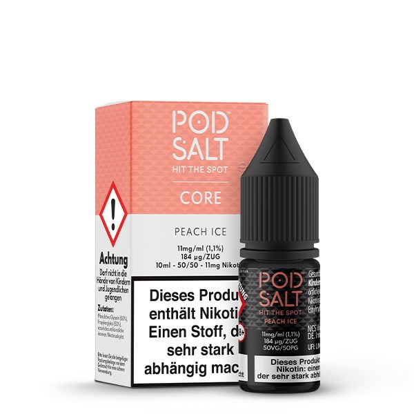 Peach Ice Liquid Pod Salt 11 mg/ml