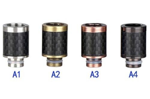 Edelstahl Carbon Drip Tip
